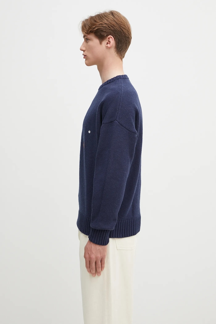 Ρούχα Πουλόβερ με προσθήκη μαλλιού Fiorucci Multipatch Dinosaur M02SPKSW255KN01BL05 σκούρο μπλε