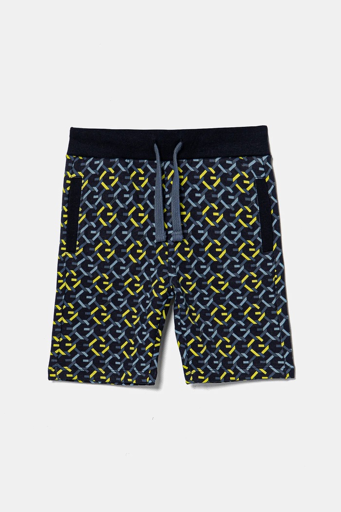 Dětské bavlněné šortky Guess pletenina námořnická modř N5RD07.KA6R4.PPYA