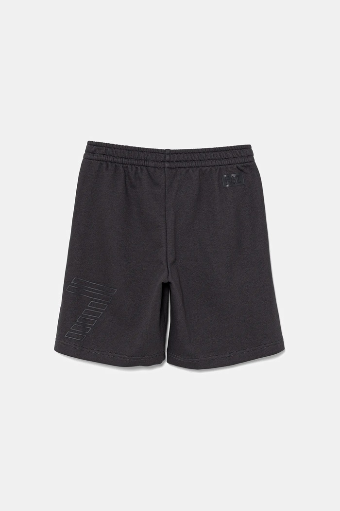 Dječje pamučne kratke hlače EA7 Emporio Armani 7B000083.AF12451 siva SS25
