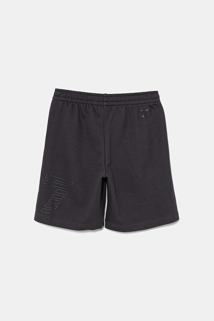 Dječje pamučne kratke hlače EA7 Emporio Armani 7B000083.AF12451 siva SS25