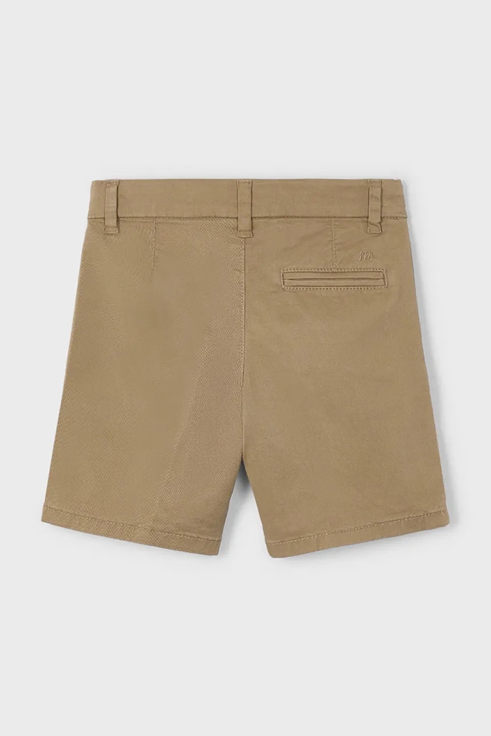 Mayoral pantaloni scurti copii chino serża basic 202.5A.Mini.PPYA maro SS25
