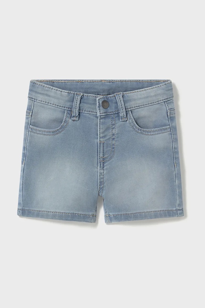 Dětské riflové kraťasy Mayoral soft denim riflovina modrá 1246.3H.Baby.PPYA