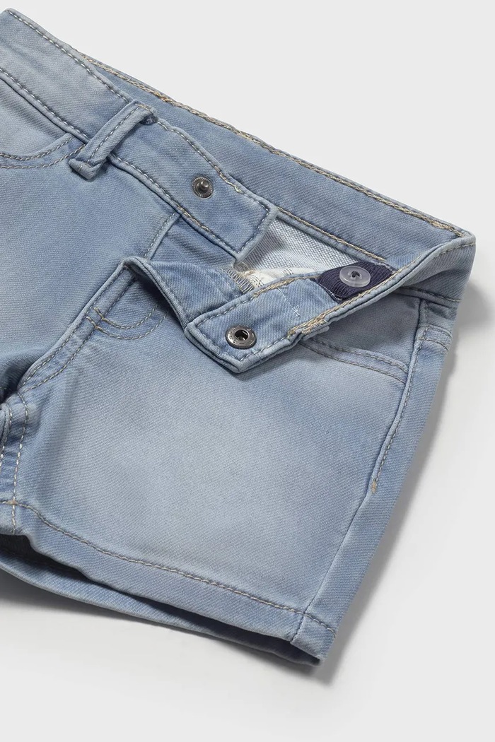 CHLAPEC Dětské riflové kraťasy Mayoral soft denim 1246.3H.Baby.PPYA modrá