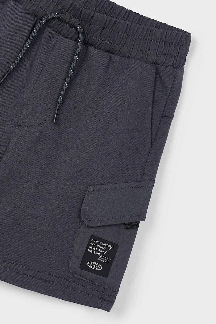 CHLAPEC Dětské kraťasy Mayoral cargo 3225.5G.Mini.PPYA černá