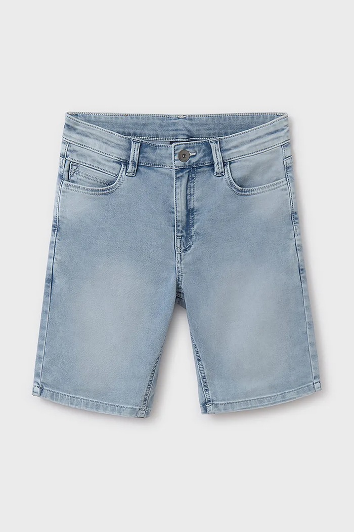 Παιδικό σορτς τζιν Mayoral soft denim 6203.7F.Junior.PPYA μπλε SS25