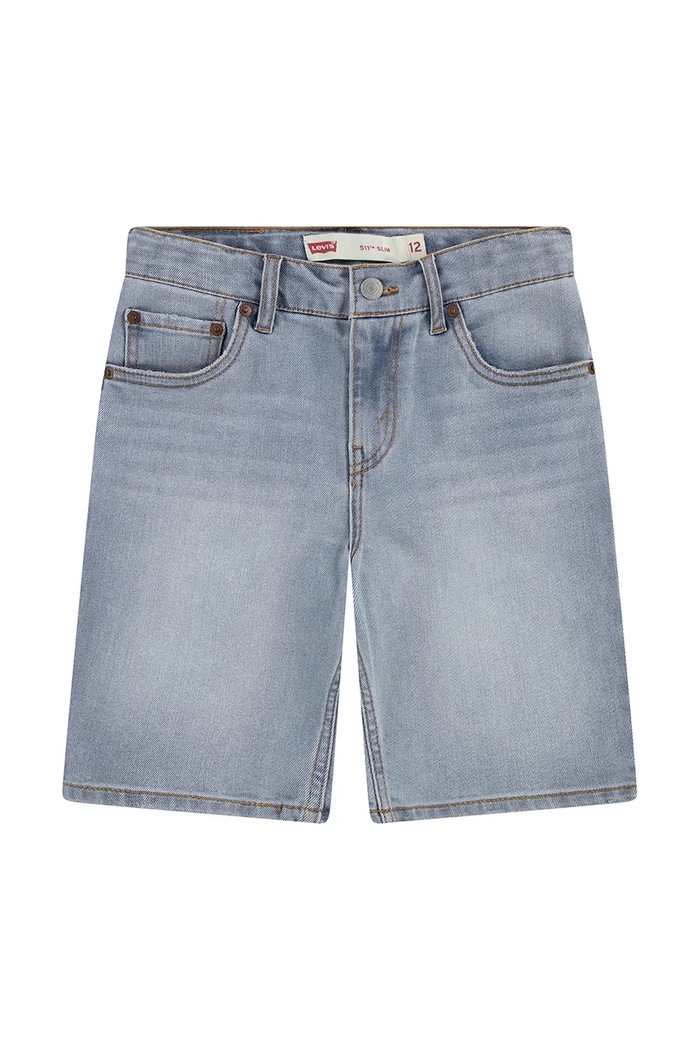 Dětské riflové kraťasy Levi's NEW 511 SLIM FIT DENIM SHORT riflovina modrá 8EM374