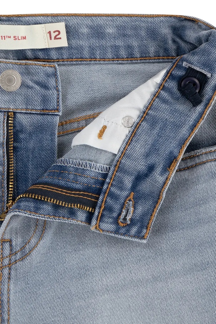Dětské riflové kraťasy Levi's NEW 511 SLIM FIT DENIM SHORT modrá 8EM374