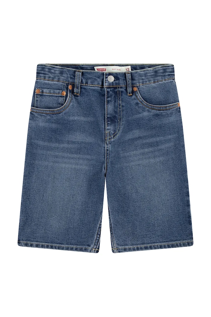 Levi's szorty jeansowe dziecięce NEW 511 SLIM FIT DENIM SHORT 8EM374 niebieski SS26