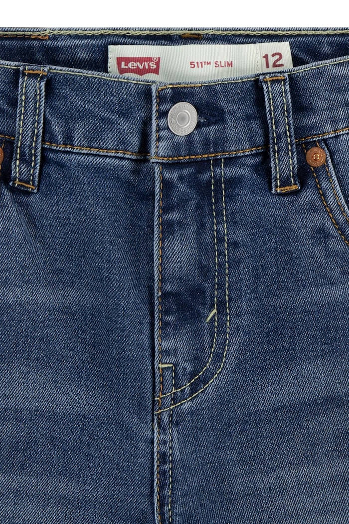 Detské rifľové krátke nohavice Levi's NEW 511 SLIM FIT DENIM SHORT modrá 8EM374