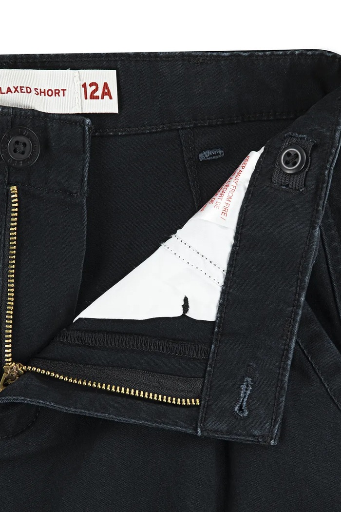 Chłopiec Levi's szorty dziecięce TRADITIONAL CARGO SHORTS 9EM381 czarny