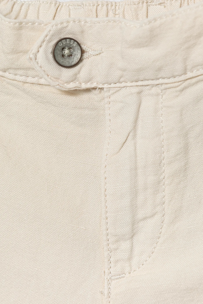 Хлопчик Шорти з домішкою льону Guess N5GD09.WG5G0.PPYA бежевий