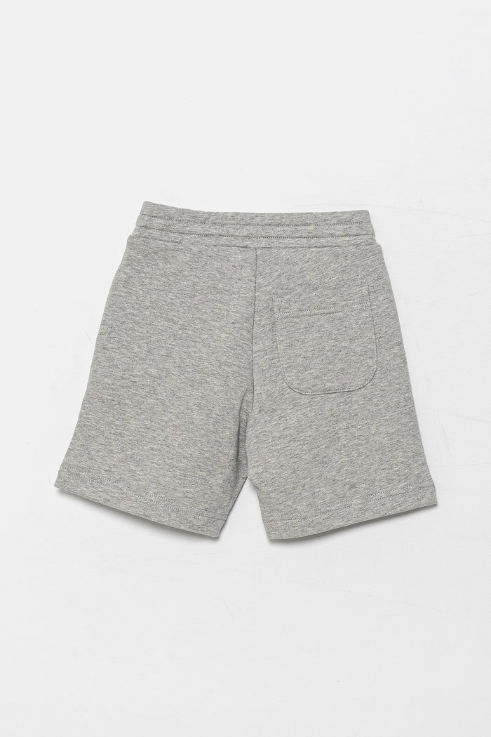 Παιδικό βαμβακερό σορτς Diesel PMACISHORT SHORTS J02239 γκρί SS25