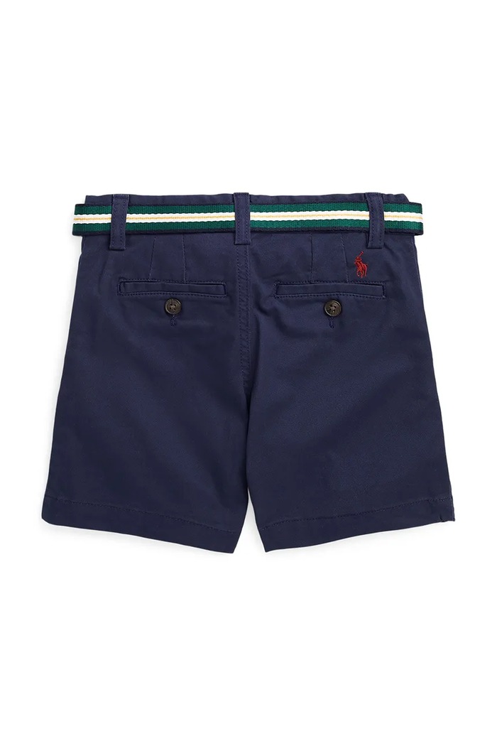 Polo Ralph Lauren szorty bawełniane dziecięce 322863960003 granatowy SS26