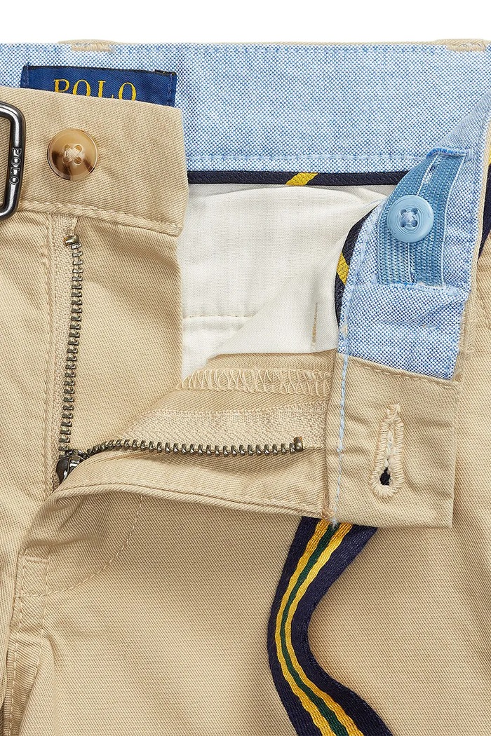 Fiú Polo Ralph Lauren gyerek pamut rövidnadrág 322863960005 bézs