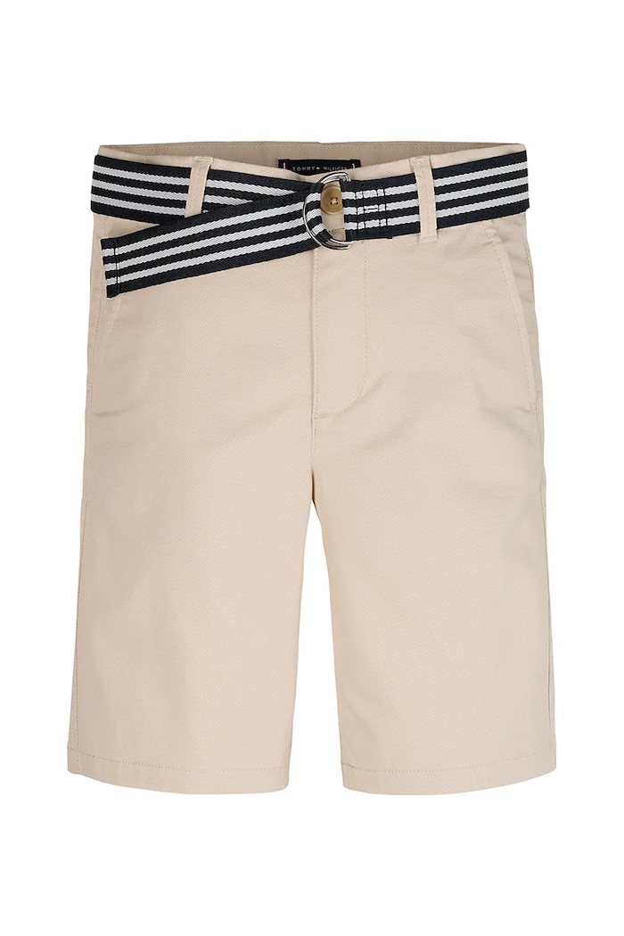 Kratke hlače Tommy Hilfiger KB0KB09474.104.122.PPYA bež SS25