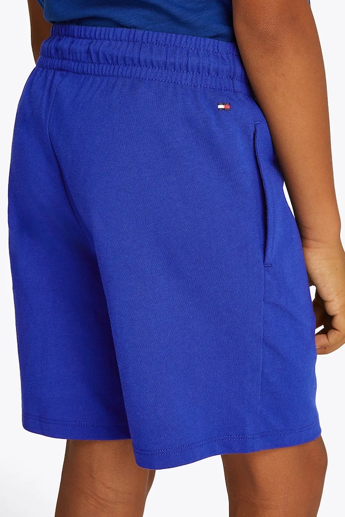 Detské bavlnené šortky Tommy Hilfiger KB0KB09477.98.122.PPYA fialová