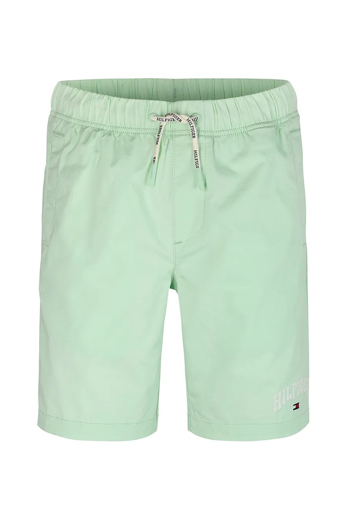 Tommy Hilfiger pantaloni scurți KB0KB09642.98.122.PPYA verde SS25
