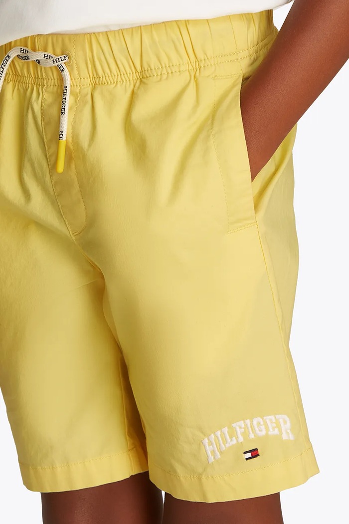 Šortky Tommy Hilfiger KB0KB09642.98.122.PPYA žltá
