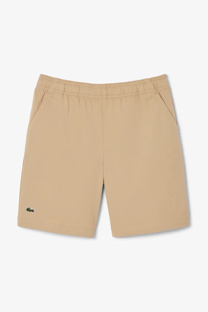 Παιδικό σορτς Lacoste FJ5242 μπεζ SS25