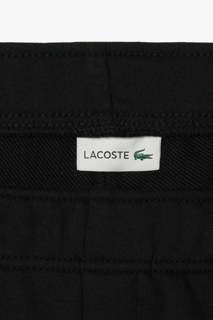 Lacoste gyerek pamut rövidnadrág fekete GJ7372