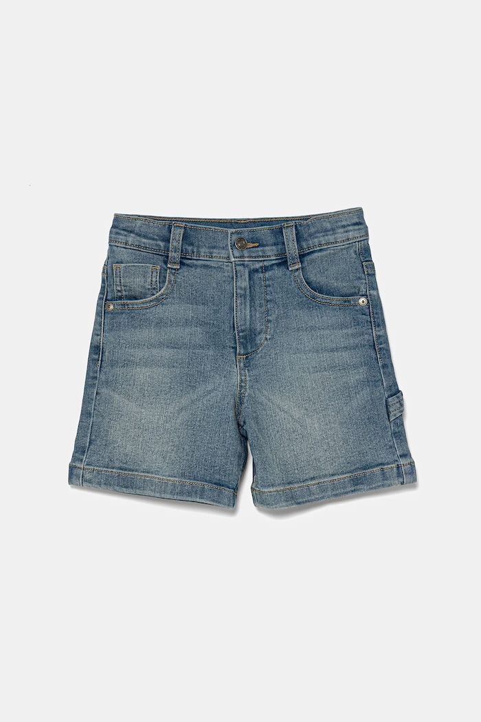 United Colors of Benetton szorty jeansowe dziecięce casual niebieski 4PORG902I.P.Seasonal
