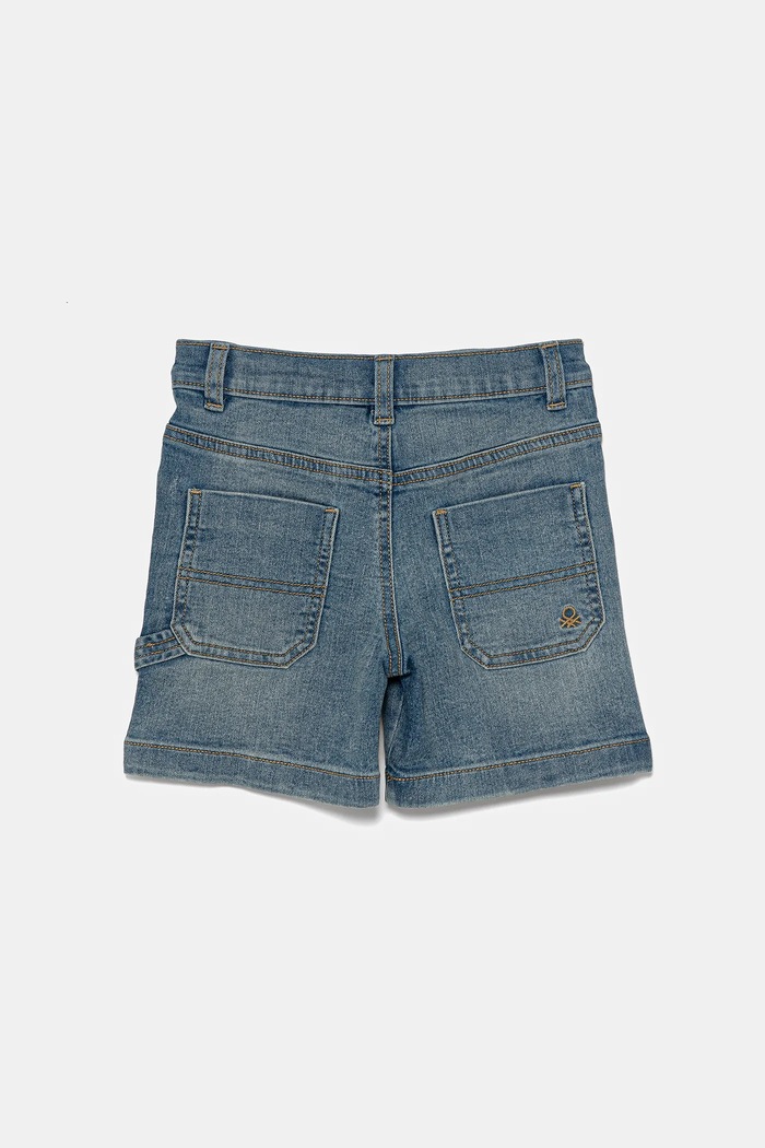United Colors of Benetton szorty jeansowe dziecięce 4PORG902I.P.Seasonal niebieski SS25