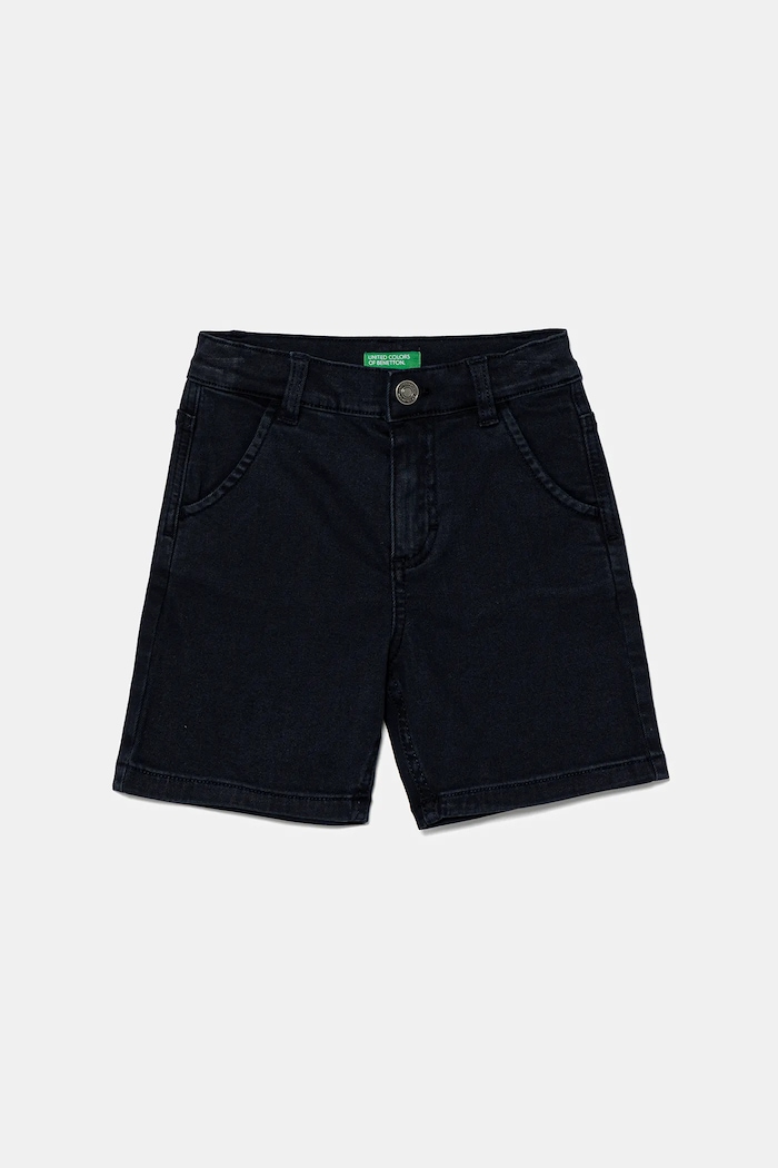 United Colors of Benetton szorty jeansowe dziecięce casual granatowy 4QNJG902M.P.Seasonal