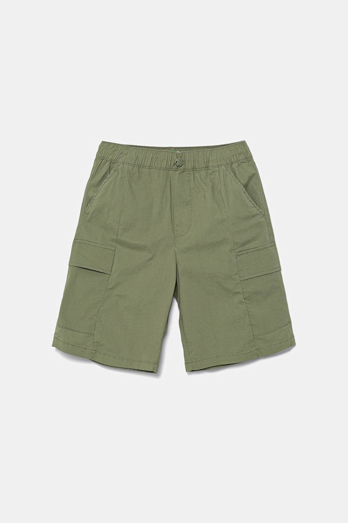 Dětské kraťasy United Colors of Benetton látka zelená 4L2VC9046.G.Seasonal