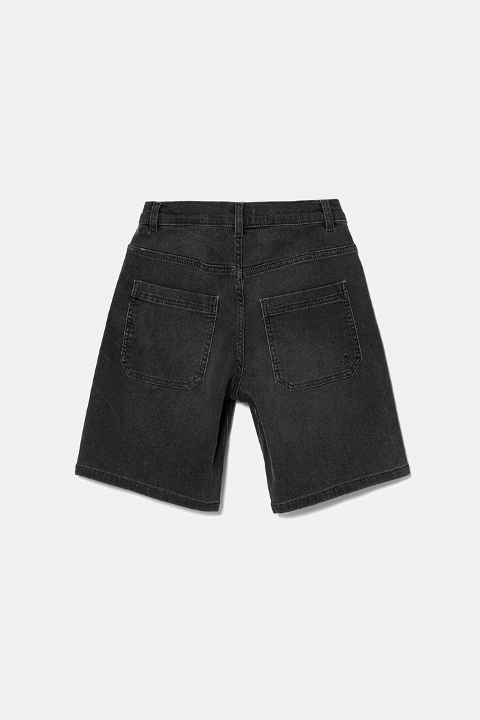 United Colors of Benetton szorty jeansowe dziecięce 44LGC9048.G.Seasonal czarny SS25