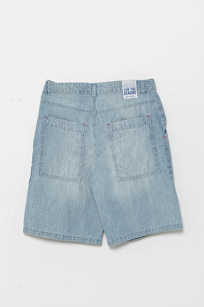 United Colors of Benetton gyerek farmer rövidnadrág 43Z9C9042.G.Seasonal kék SS25