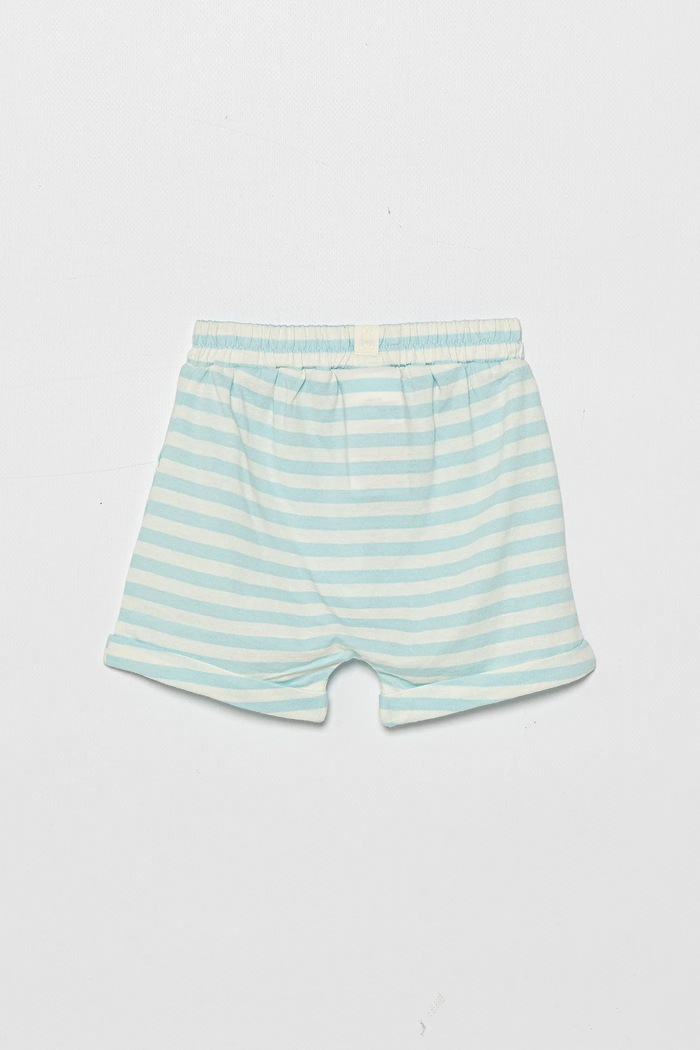 United Colors of Benetton baba pamut rövidnadrág 34LPA900I.W.Seasonal kék SS25