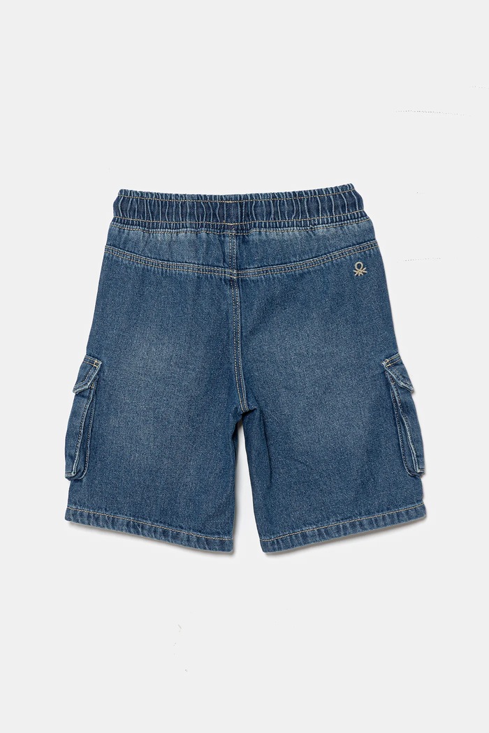 Dětské riflové kraťasy United Colors of Benetton 4KEHG902Q.P.Seasonal modrá SS25