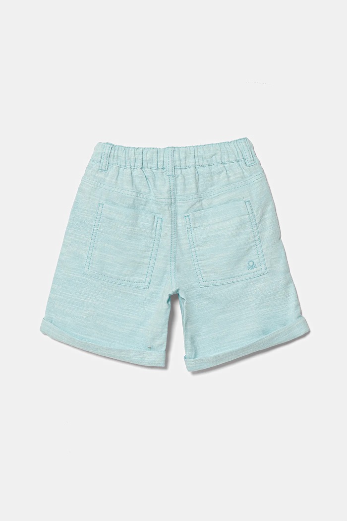 Dětské bavlněné šortky United Colors of Benetton 4ZZSG902T.P.Seasonal modrá SS25