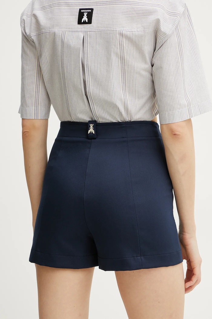 Îmbrăcăminte Patrizia Pepe pantaloni scurti 8P0698.A543 bleumarin