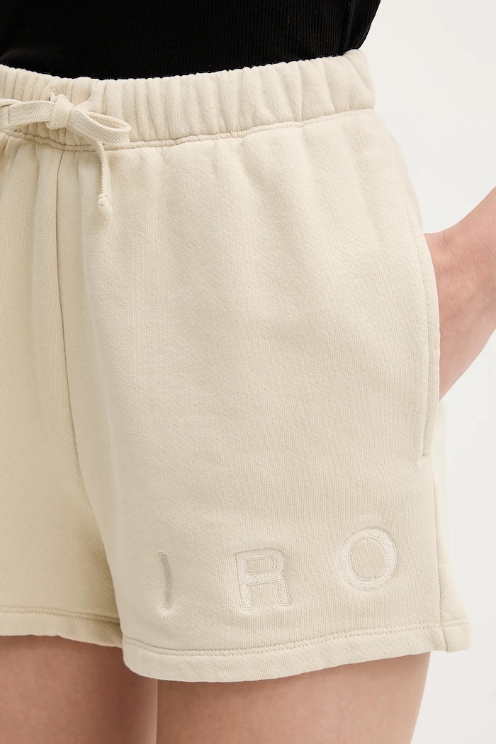 Îmbrăcăminte IRO pantaloni scurți din bumbac WF30OCRESIA bej