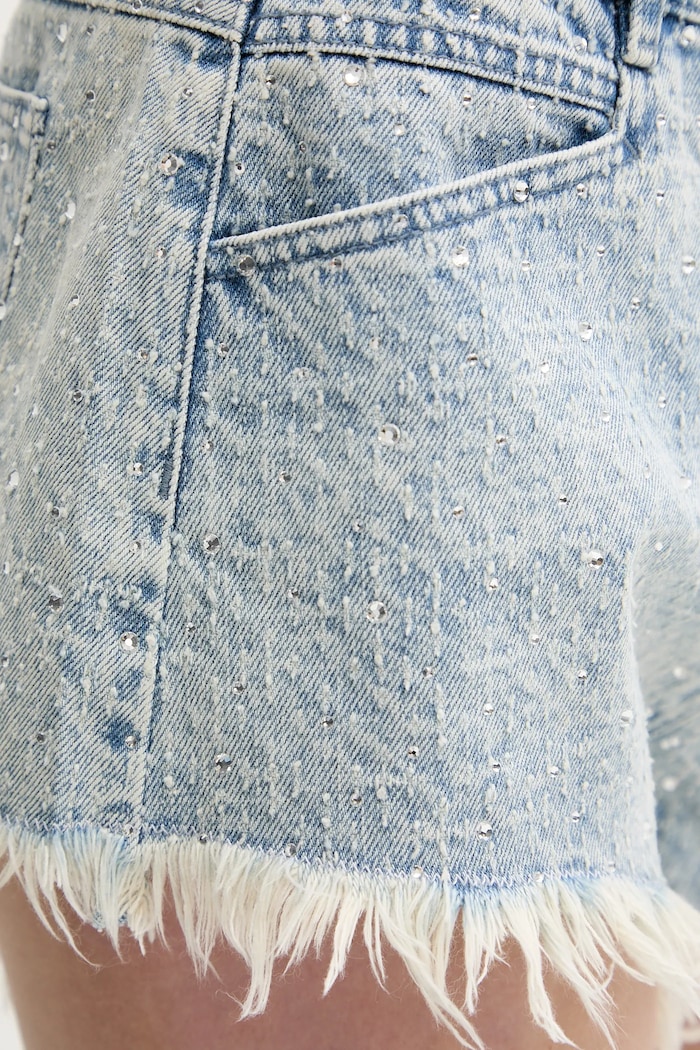 Jeans kratke hlače IRO WP30DAPA modra