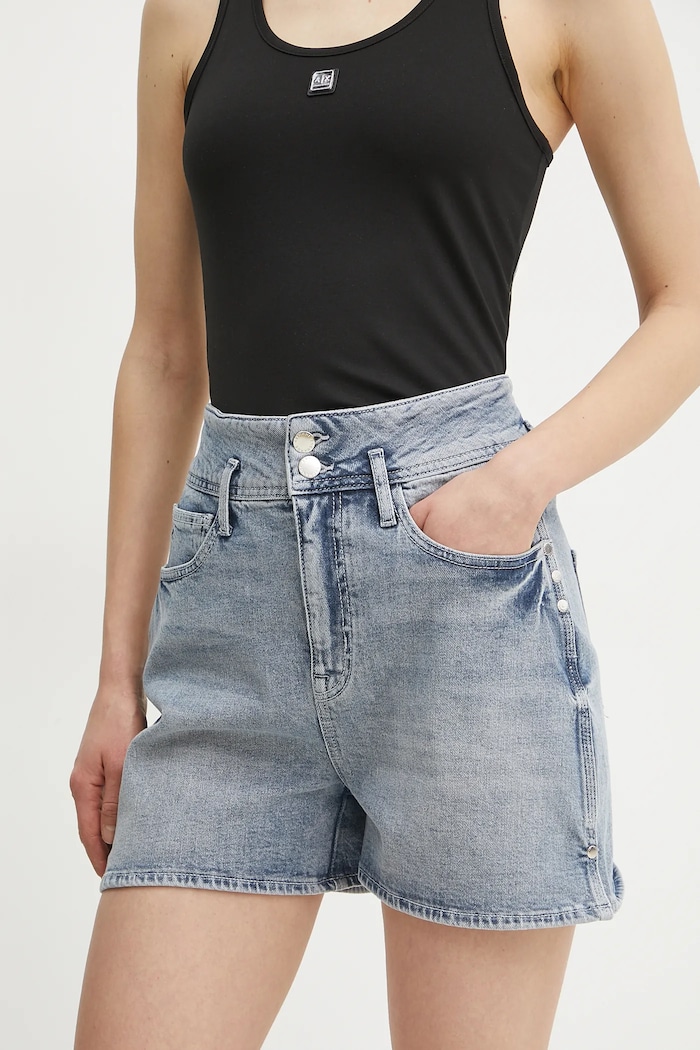 Armani Exchange szorty jeansowe pozostałe niebieski XW001053.AF12090