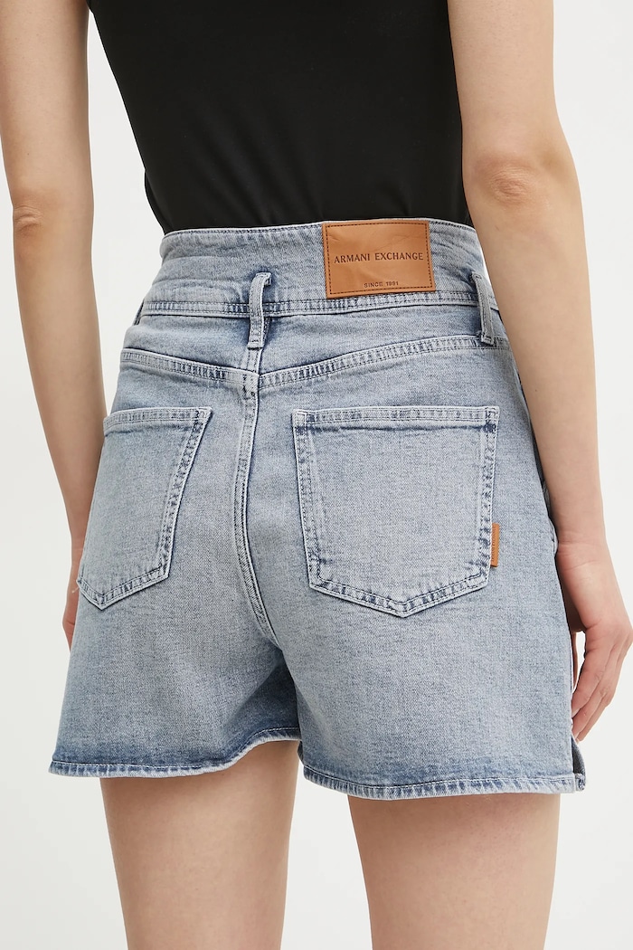 Odzież Armani Exchange szorty jeansowe XW001053.AF12090 niebieski