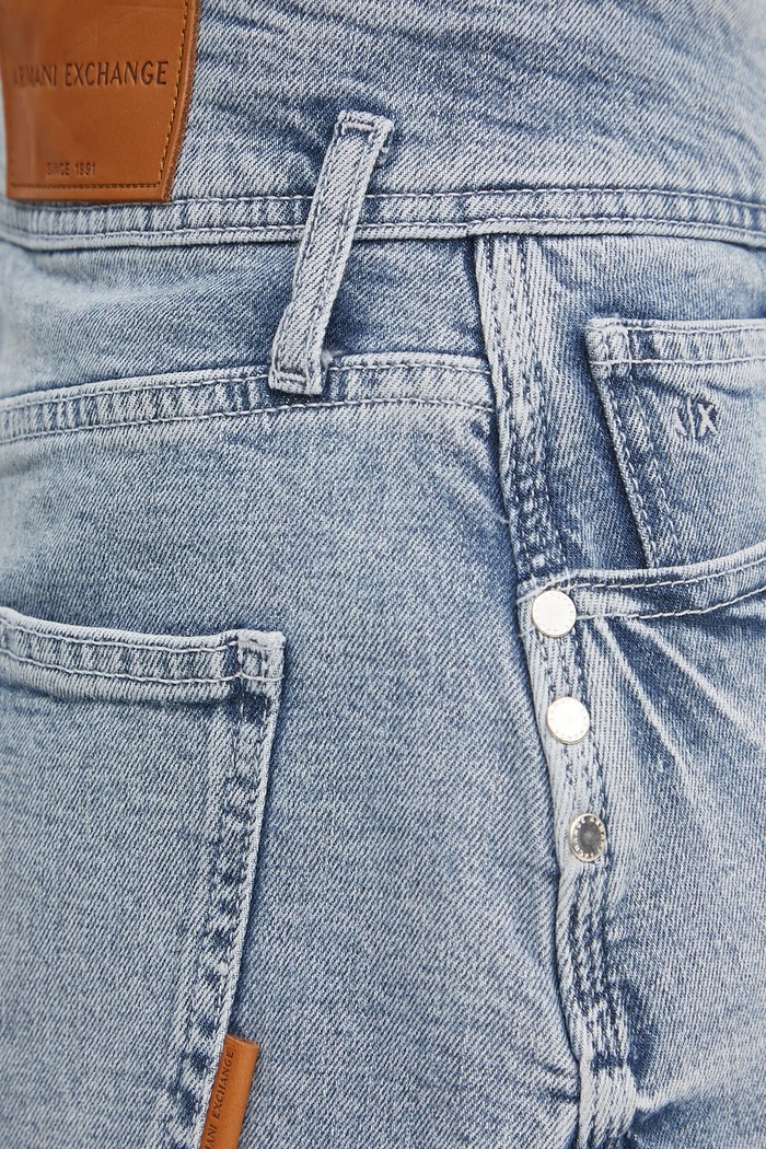 Armani Exchange szorty jeansowe niebieski XW001053.AF12090
