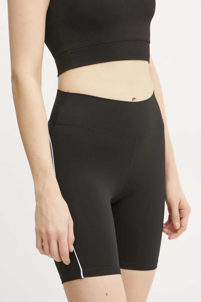 PLEIN SPORT pantaloni scurți tricotaj negru SAEC.WJT2036.STE003N