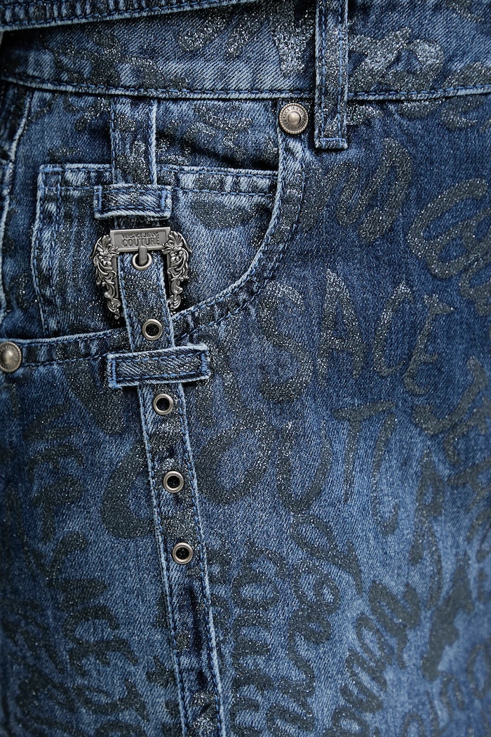 Kratke hlače Versace Jeans Couture 78HAD51G.DS025LF1 mornarsko modra