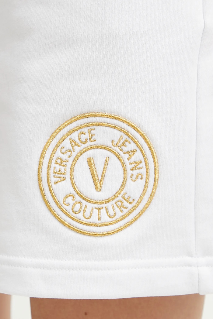 Versace Jeans Couture szorty bawełniane biały 78HADT00.CF01T
