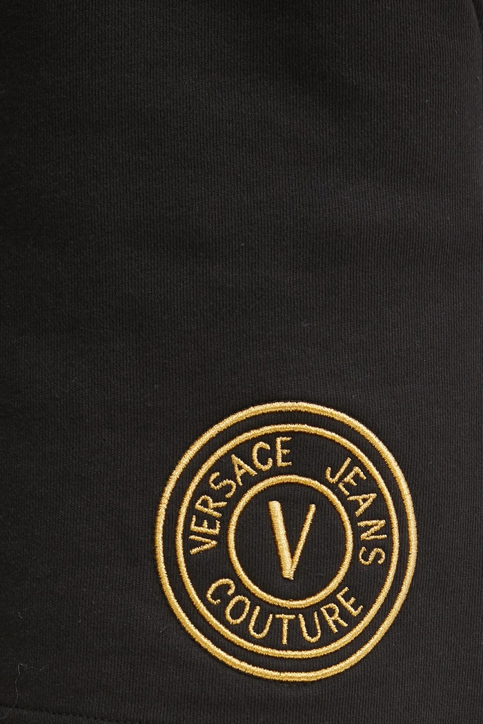 Versace Jeans Couture szorty bawełniane czarny 78HADT00.CF01T