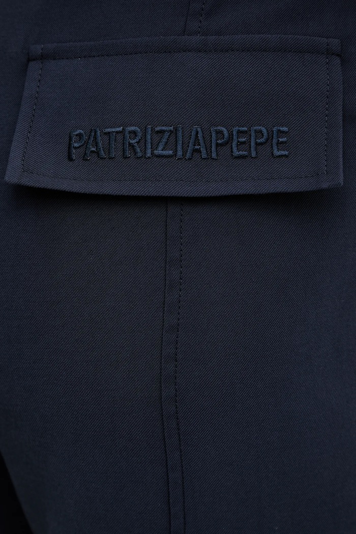 Patrizia Pepe szorty granatowy 2P1661.A573