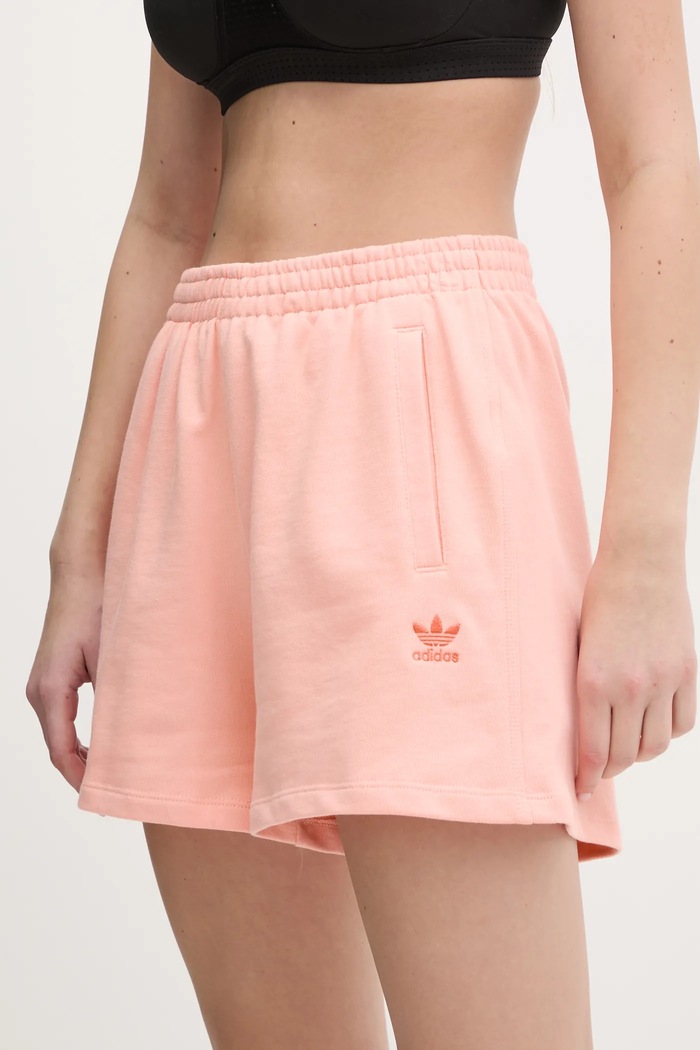 adidas Originals szorty bawełniane Essential bawełna pomarańczowy JJ3464