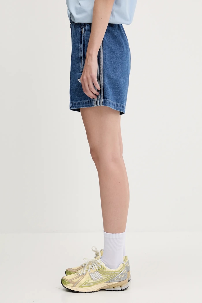 adidas Originals denim shorts Firebird JD2562 blue AW25