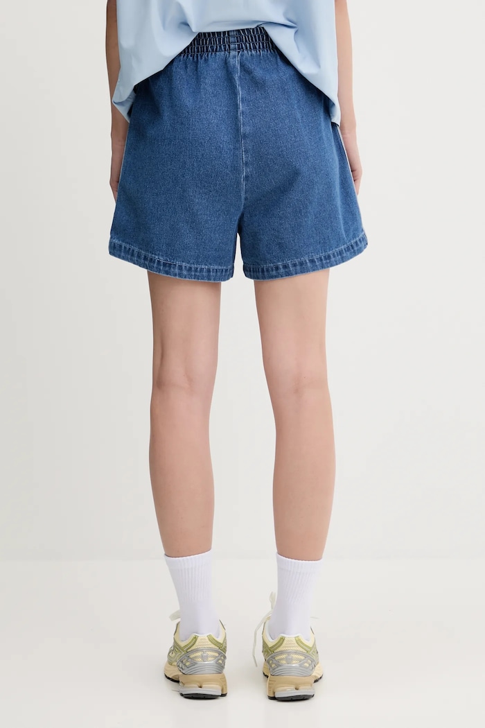 Clothing adidas Originals denim shorts Firebird JD2562 blue
