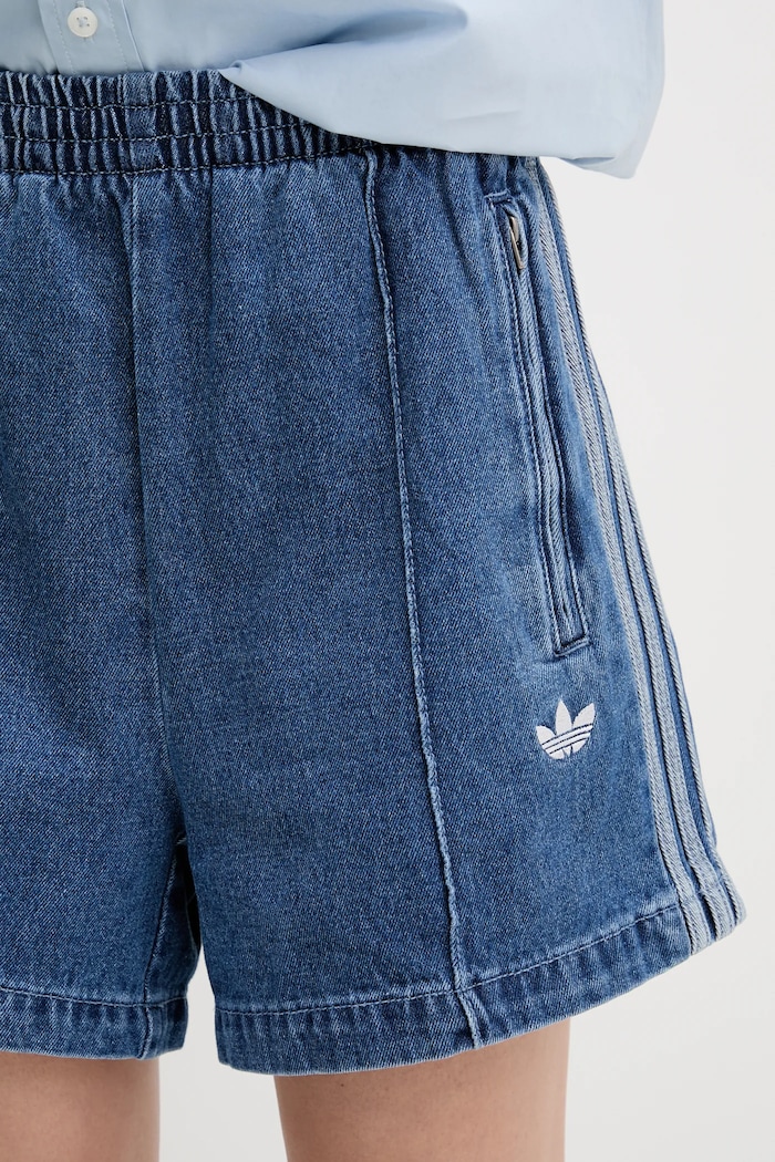 adidas Originals denim shorts Firebird blue JD2562