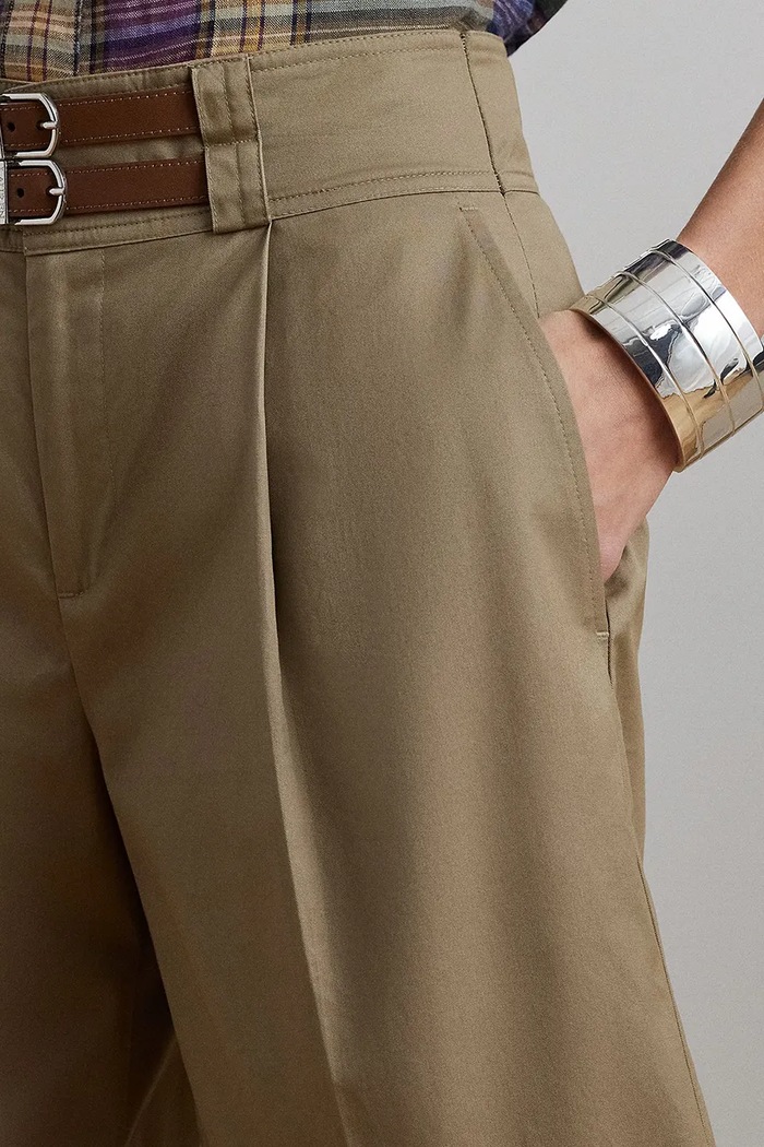 Βαμβακερό σορτσάκι Lauren Ralph Lauren Lauren Ralph Lauren 200963835 καφέ