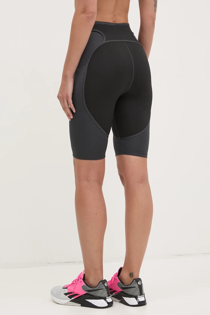 Îmbrăcăminte adidas by Stella McCartney pantaloni scurți de antrenament Two-Tone JM0304 negru